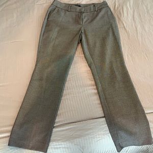 Ann Taylor Curvy 6 Petite lined straight leg pant